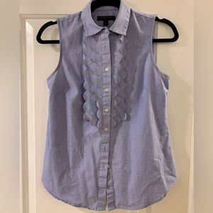 Banana Republic sleeveless Oxford shirt